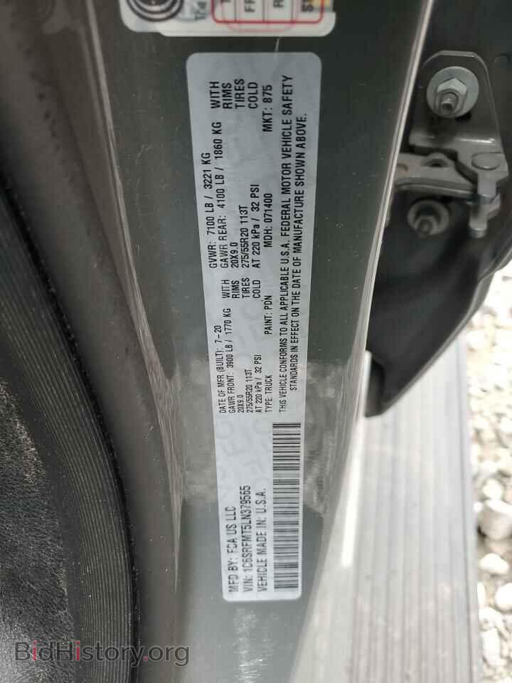 2020 RAM 1500 - VIN: 1C6SRFMT5LN379565 - Фото 12