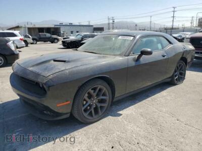 2019 Dodge CHALLENGER SXT, черный — VIN 2C3CDZAG6KH503357, Copart
