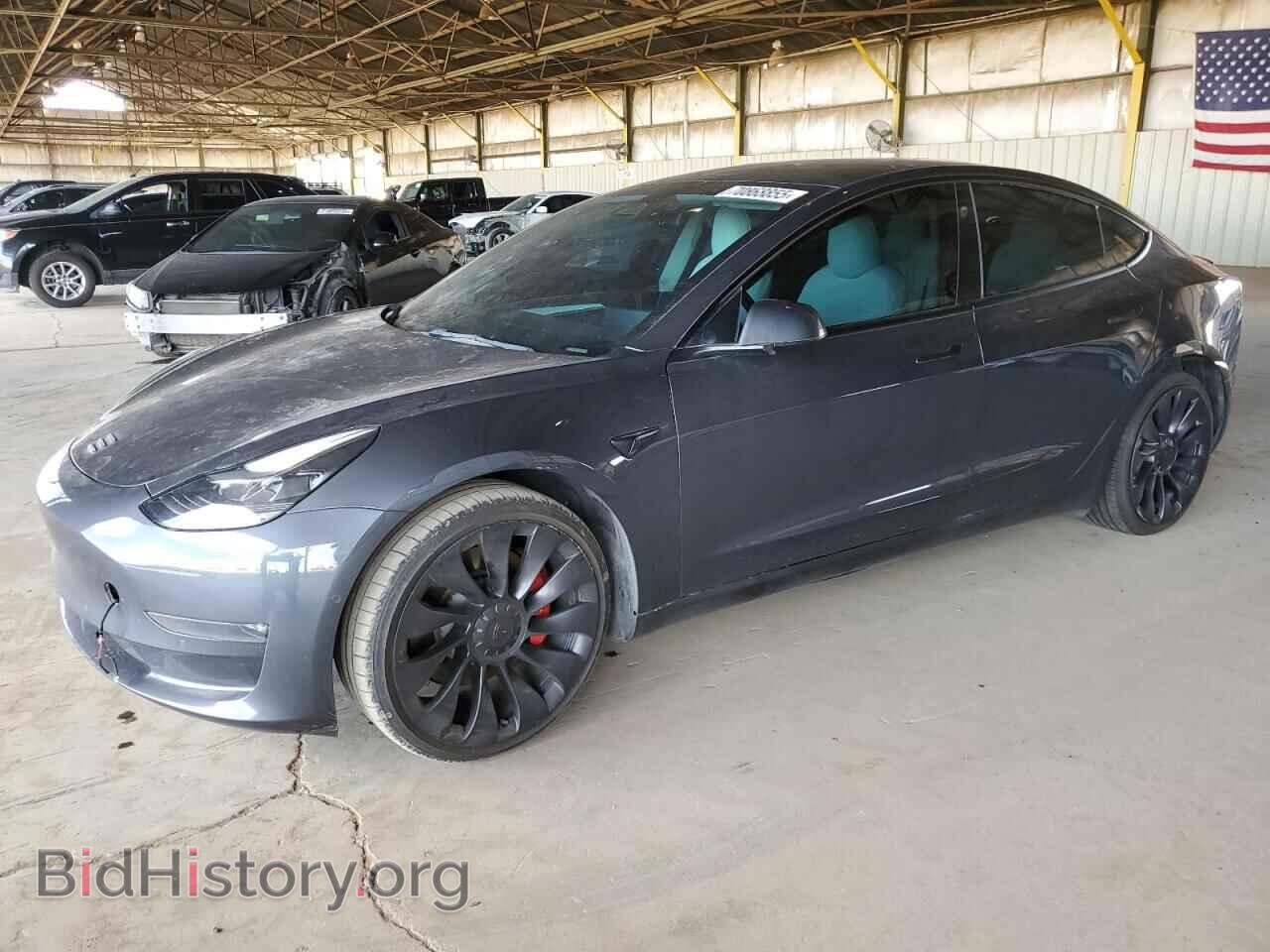 Photo 5YJ3E1ECXNF295804 - TESLA MODEL 3 2022