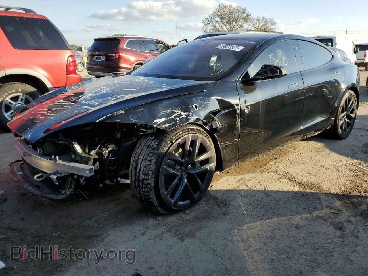 Фотография 5YJSA1E61NF460169 - TESLA MODEL S 2022