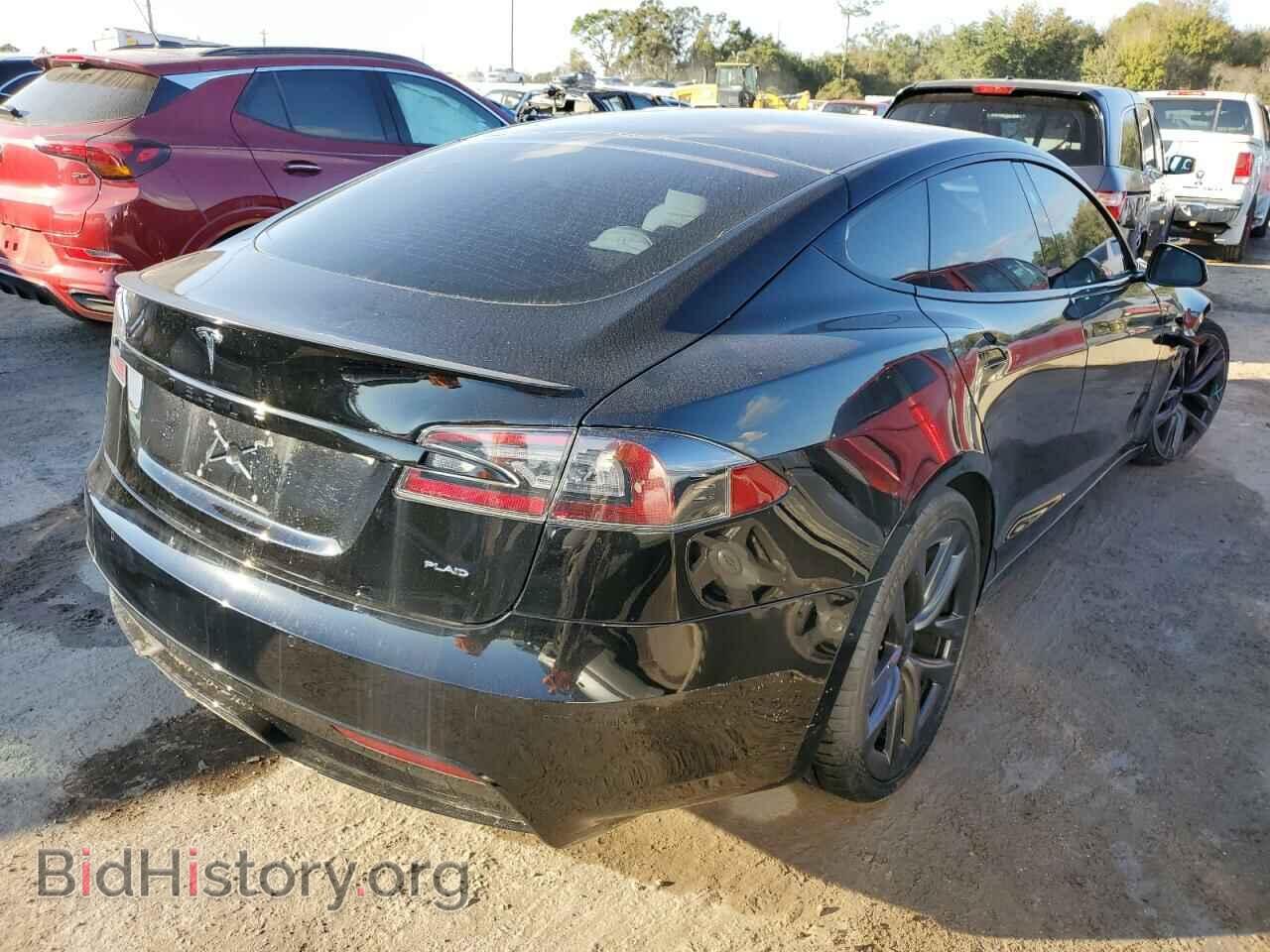 2022 TESLA MODEL S - VIN: 5YJSA1E61NF460169 - Фото 3
