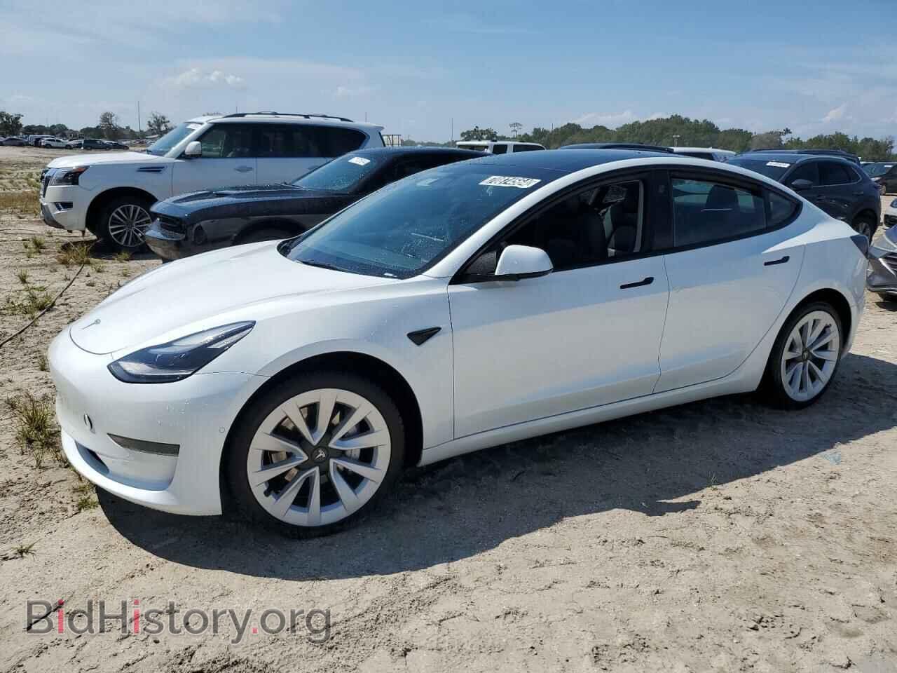 Photo 5YJ3E1EAXNF370886 - TESLA MODEL 3 2022