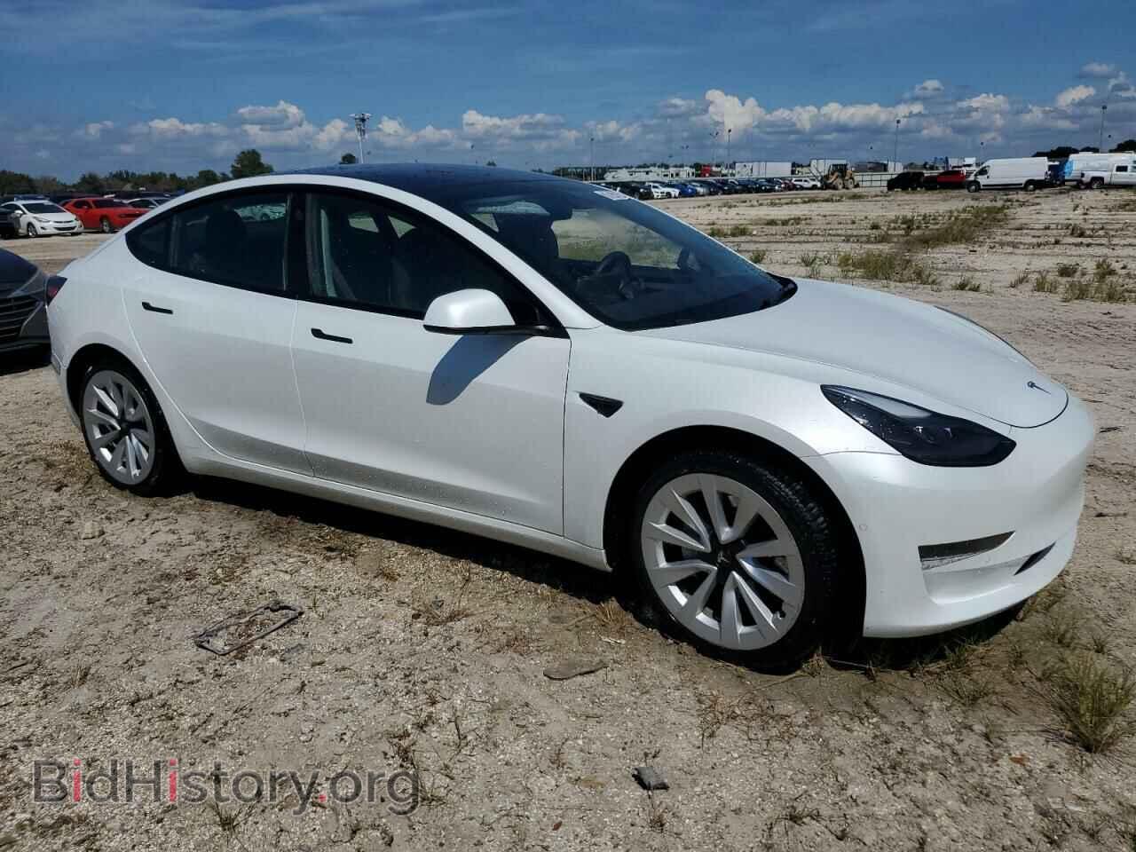 2022 TESLA MODEL 3 - VIN: 5YJ3E1EAXNF370886 - Фото 4