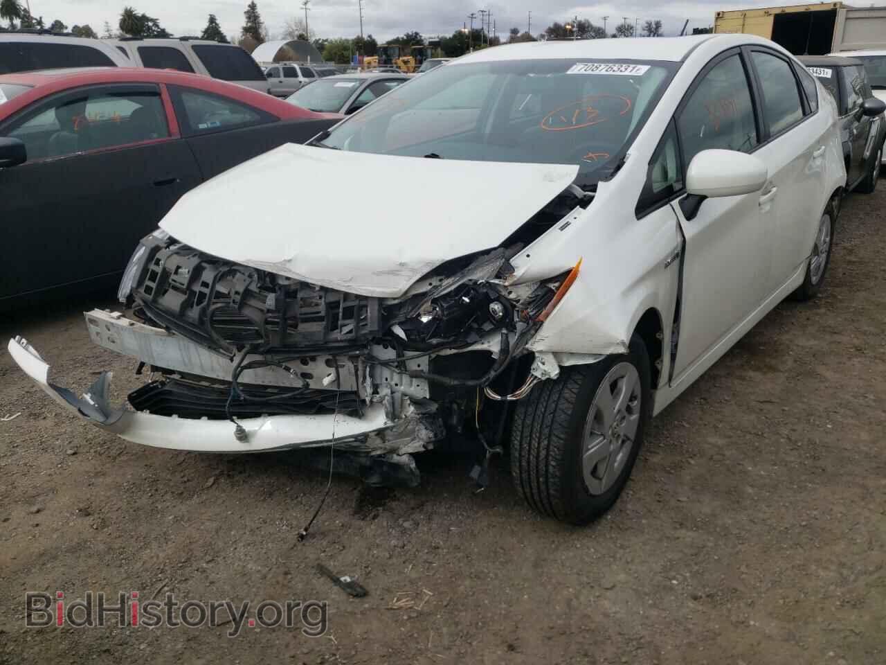 2011 TOYOTA PRIUS - VIN: JTDKN3DU2B5371837 - Фото 2