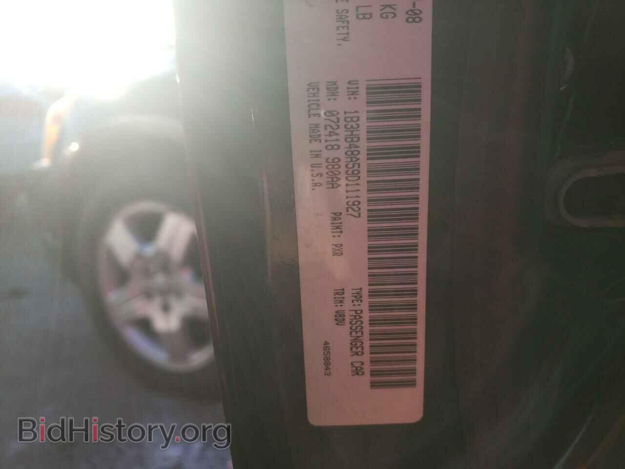 2009 DODGE CALIBER - VIN: 1B3HB48A59D111927 - Фото 10