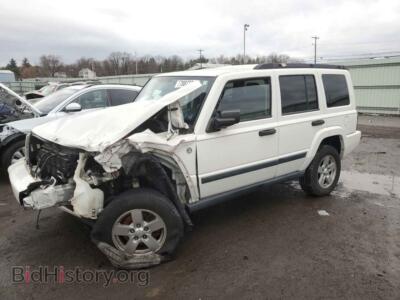 2006 Jeep COMMANDER, white — VIN 1J8HG48N76C274785, Copart