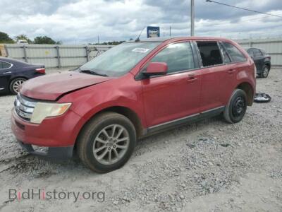 2007 Ford EDGE SEL, red — VIN 2FMDK38C17BA84393, Copart