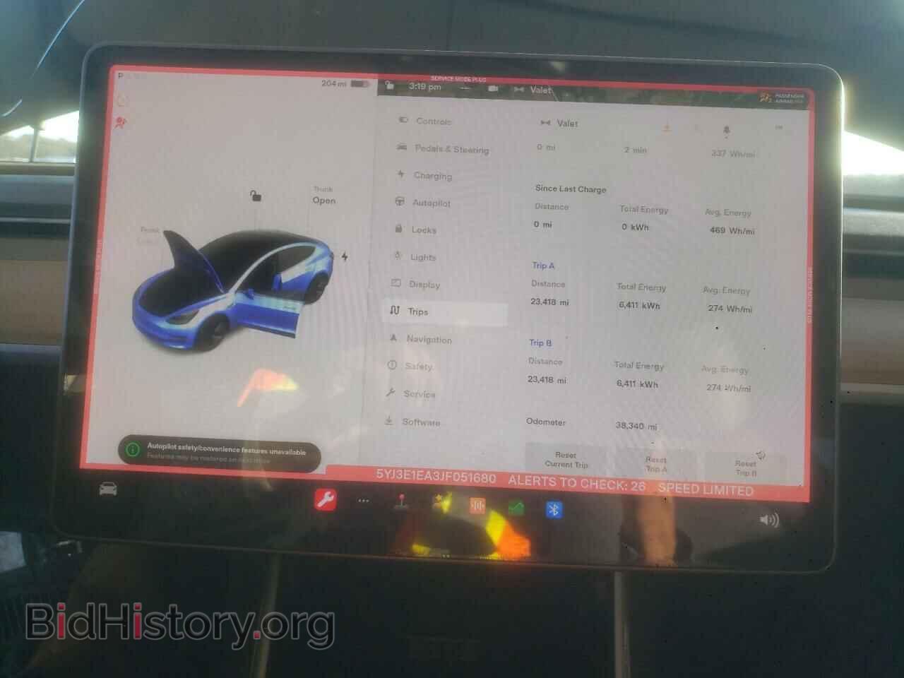 2018 TESLA MODEL 3 - VIN: 5YJ3E1EA3JF051680 - Photo 9