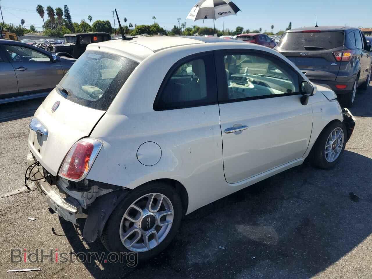 2012 FIAT 500 - VIN: 3C3CFFAR9CT142709 - Photo 3