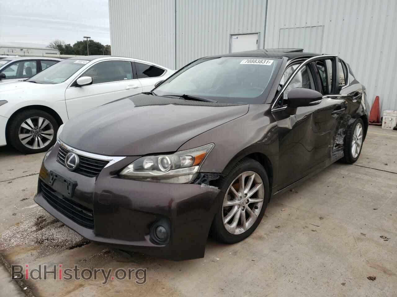 2011 LEXUS CT 200 - VIN: JTHKD5BH0B2017352 - Фото 2