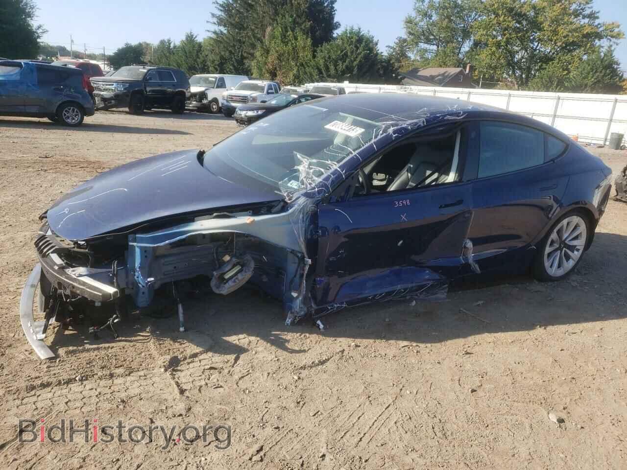 Фотография 5YJ3E1EA4NF190268 - TESLA MODEL 3 2022