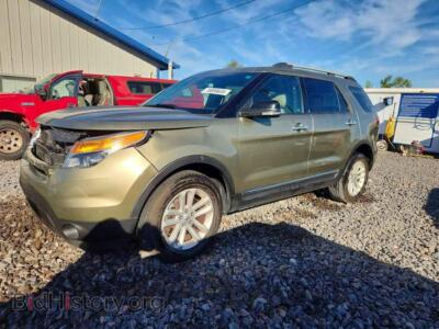 2013 Ford EXPLORER XLT, green — VIN 1FM5K8D80DGC87427, Copart