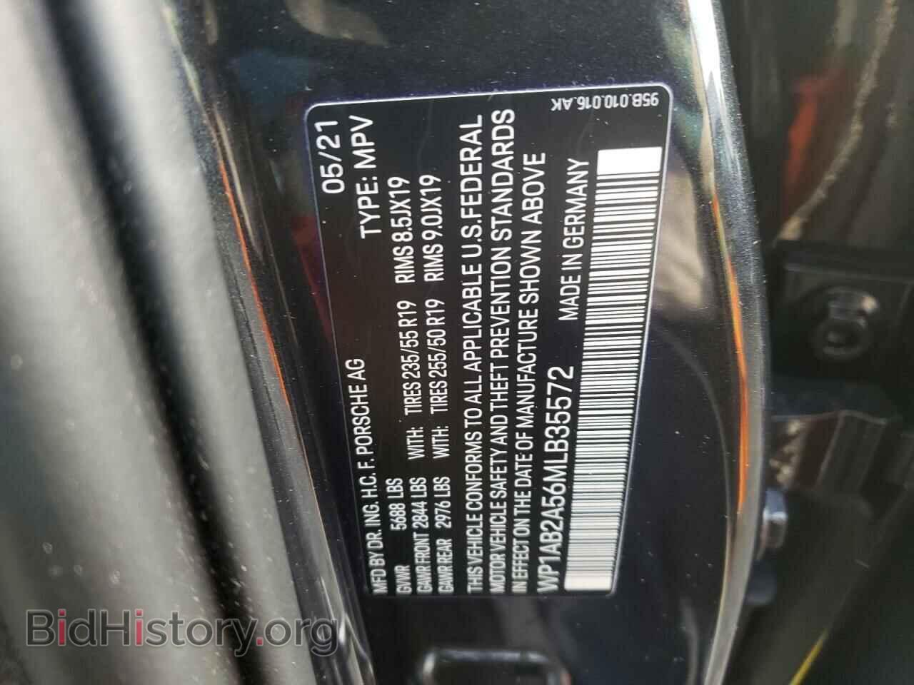 2021 PORSCHE MACAN - VIN: WP1AB2A56MLB35572 - Photo 10