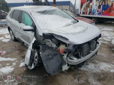 2015 Ford EDGE Edge SEL, серебристый — VIN 2FMTK3J81FBB21684, Copart