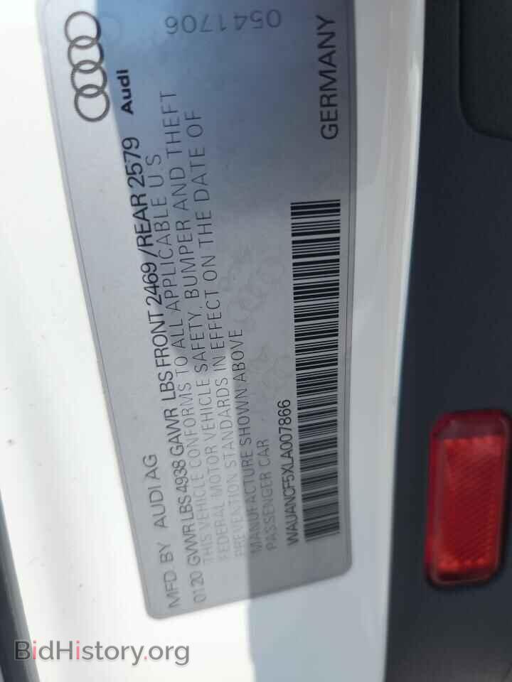 2020 AUDI A5 - VIN: WAUANCF5XLA007866 - Фото 12