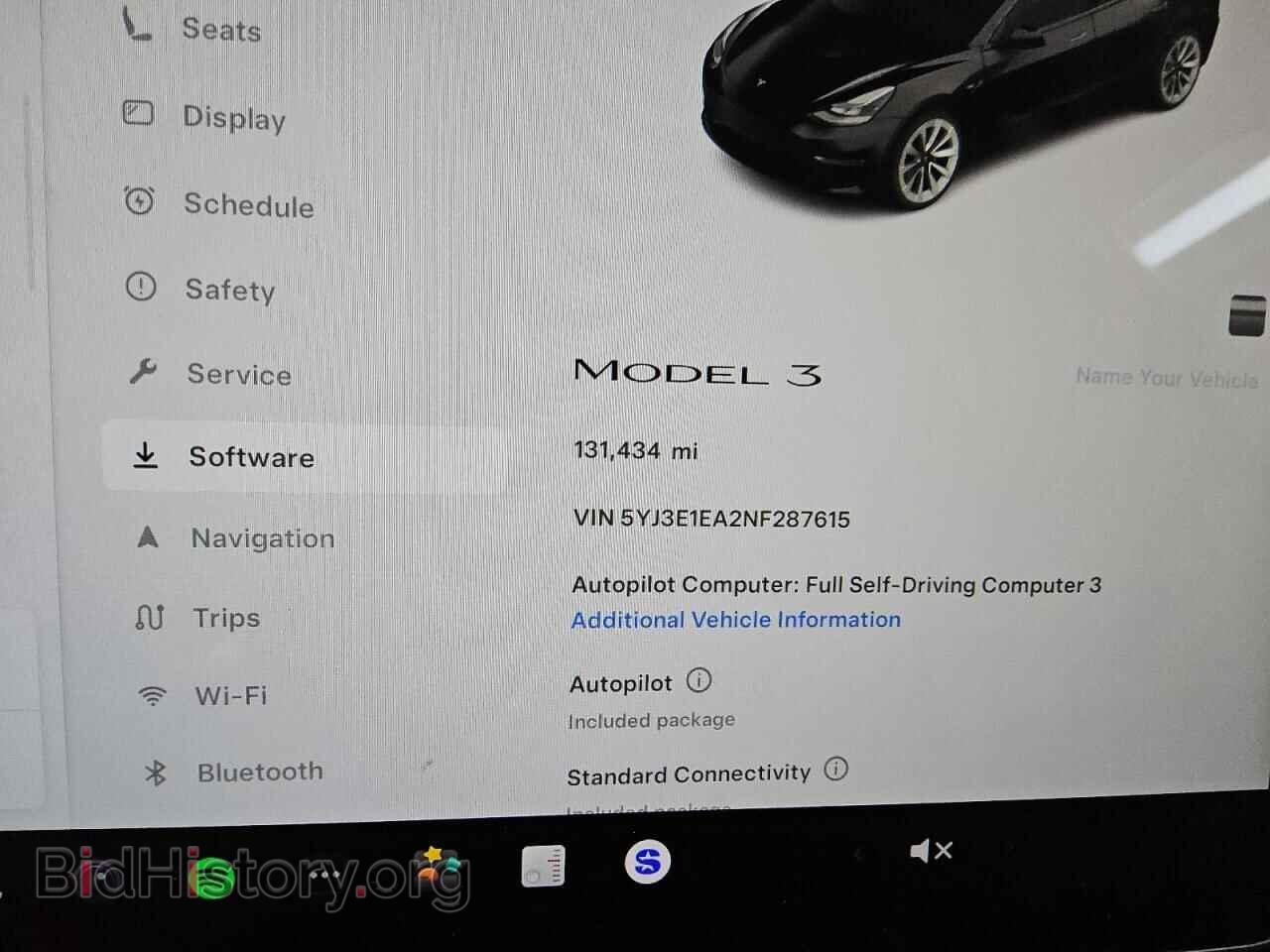 2022 TESLA MODEL 3 - VIN: 5YJ3E1EA2NF287615 - Photo 9