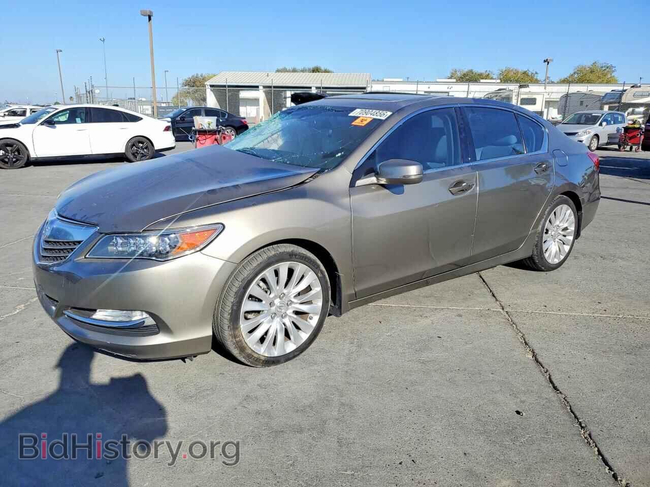 2014 Acura RLX Tech (VIN JH4KC1F56EC003840) — фото 1 из 13, Copart, повреждение: бок