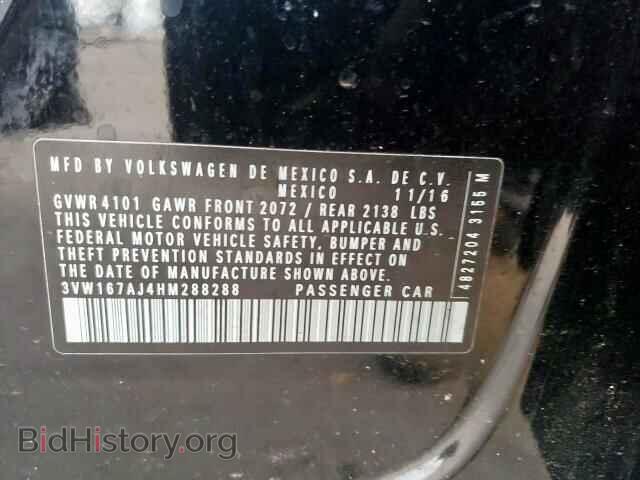 2017 VOLKSWAGEN JETTA - VIN: 3VW167AJ4HM288288 - Photo 10