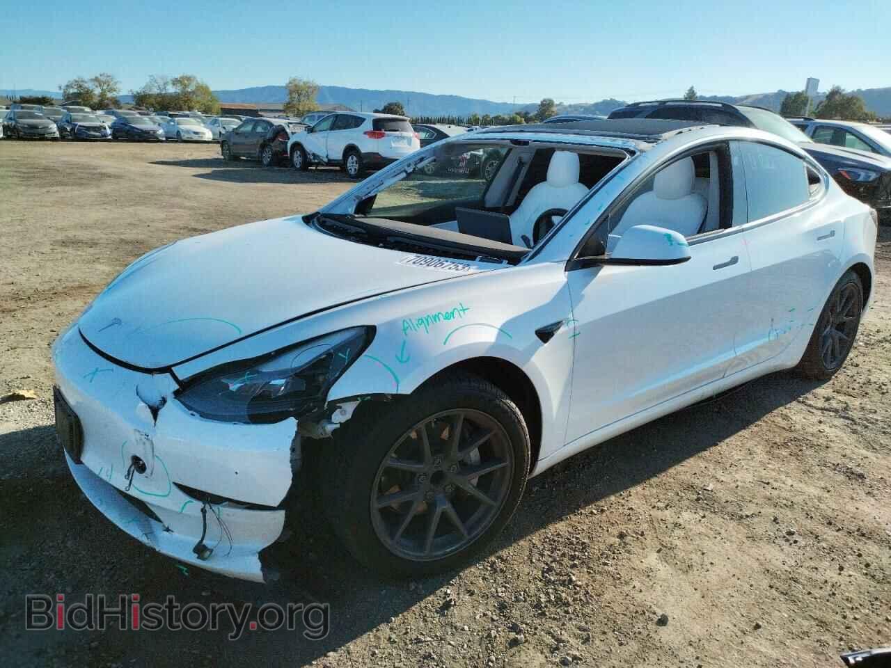 Photo 5YJ3E1EAXMF938875 - TESLA MODEL 3 2021