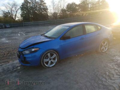2016 Dodge DART Dart SXT, синий — VIN 1C3CDFBB4GD504710, Copart