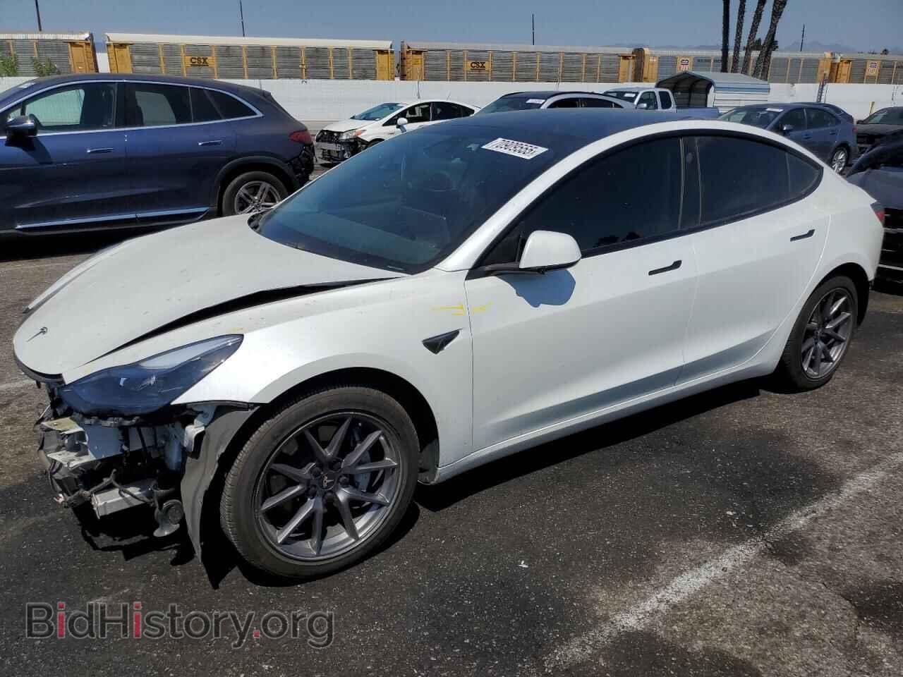 Photo 5YJ3E1EA2MF873827 - TESLA MODEL 3 2021