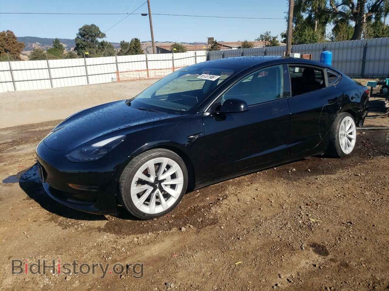 Photo 5YJ3E1EA5NF186150 - TESLA MODEL 3 2022