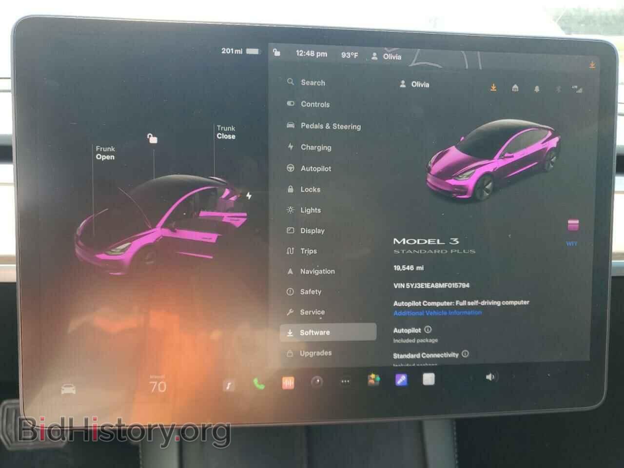 2021 TESLA MODEL 3 - VIN: 5YJ3E1EA8MF015794 - Photo 9