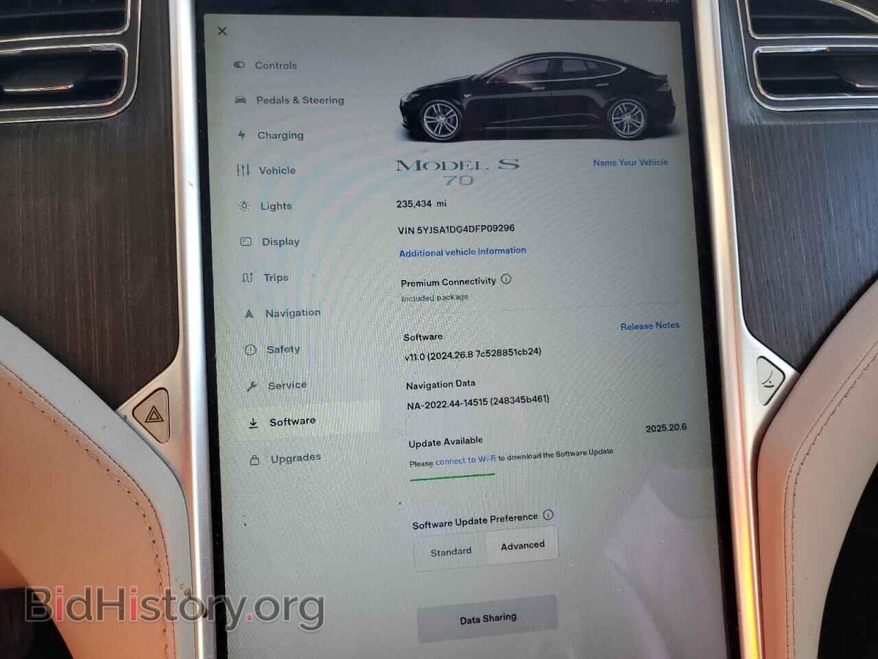 2013 TESLA MODEL S - VIN: 5YJSA1DG4DFP09296 - Photo 9