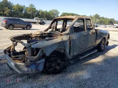 2012 Dodge RAM 1500 ST, черный — VIN 1C6RD7FPXCS210355, Copart