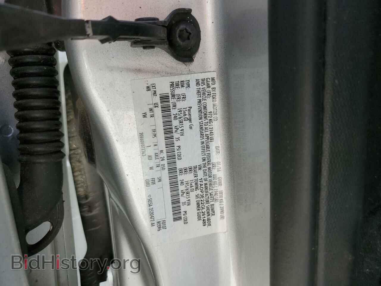 2016 FORD FOCUS - VIN: 1FADP3E22GL261489 - Photo 12
