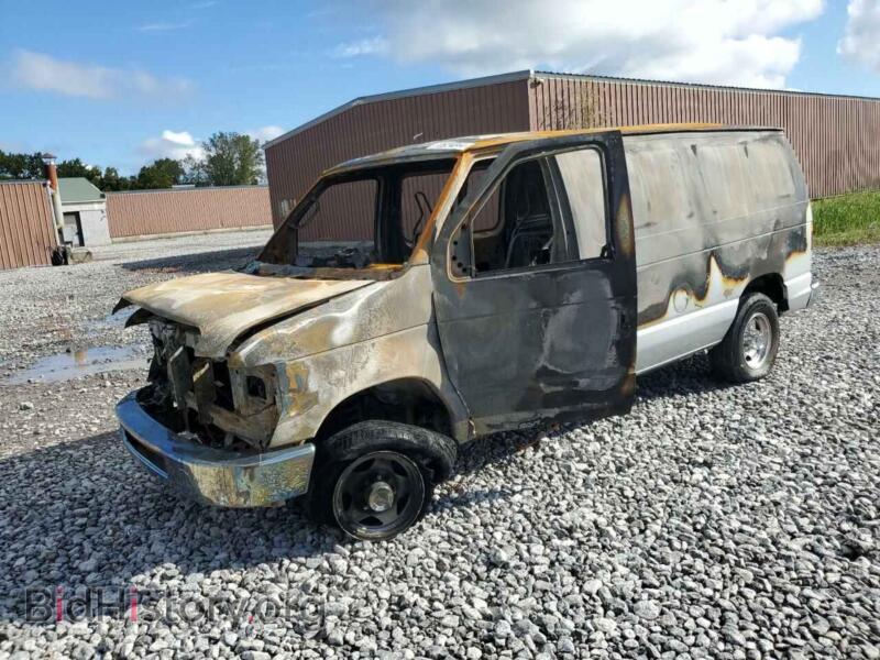2012 Ford ALL MODELS E150 Van (VIN 1FTNE1EW6CDB27679) — photo 1 of 12, Copart, damage: burn