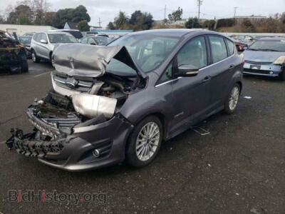 2013 Ford CMAX C-Max SEL, темно-серый — VIN 1FADP5BU2DL530989, Copart