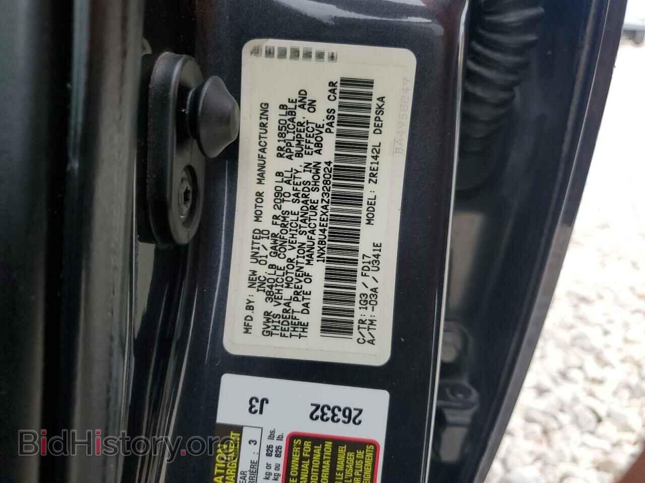 2010 TOYOTA COROLLA - VIN: 1NXBU4EEXAZ328024 - Photo 12