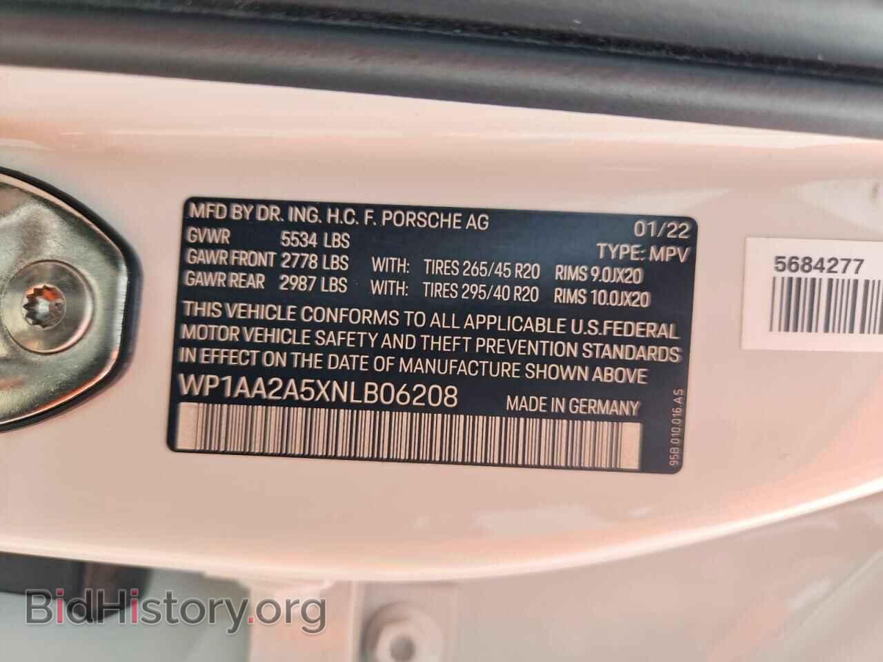 2022 PORSCHE MACAN - VIN: WP1AA2A5XNLB06208 - Photo 12