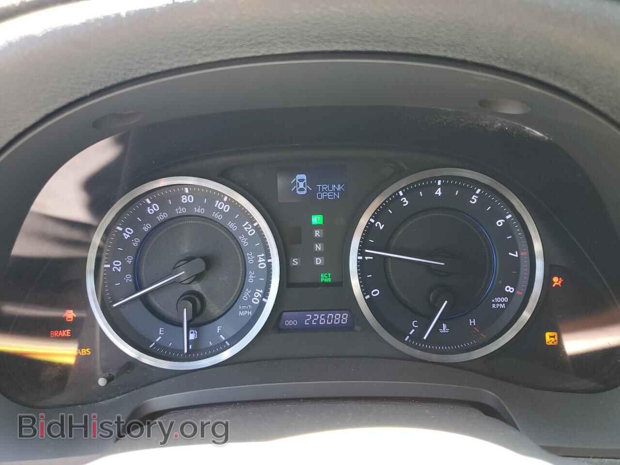 2012 LEXUS IS - VIN: JTHBF5C28C5157881 - Photo 9