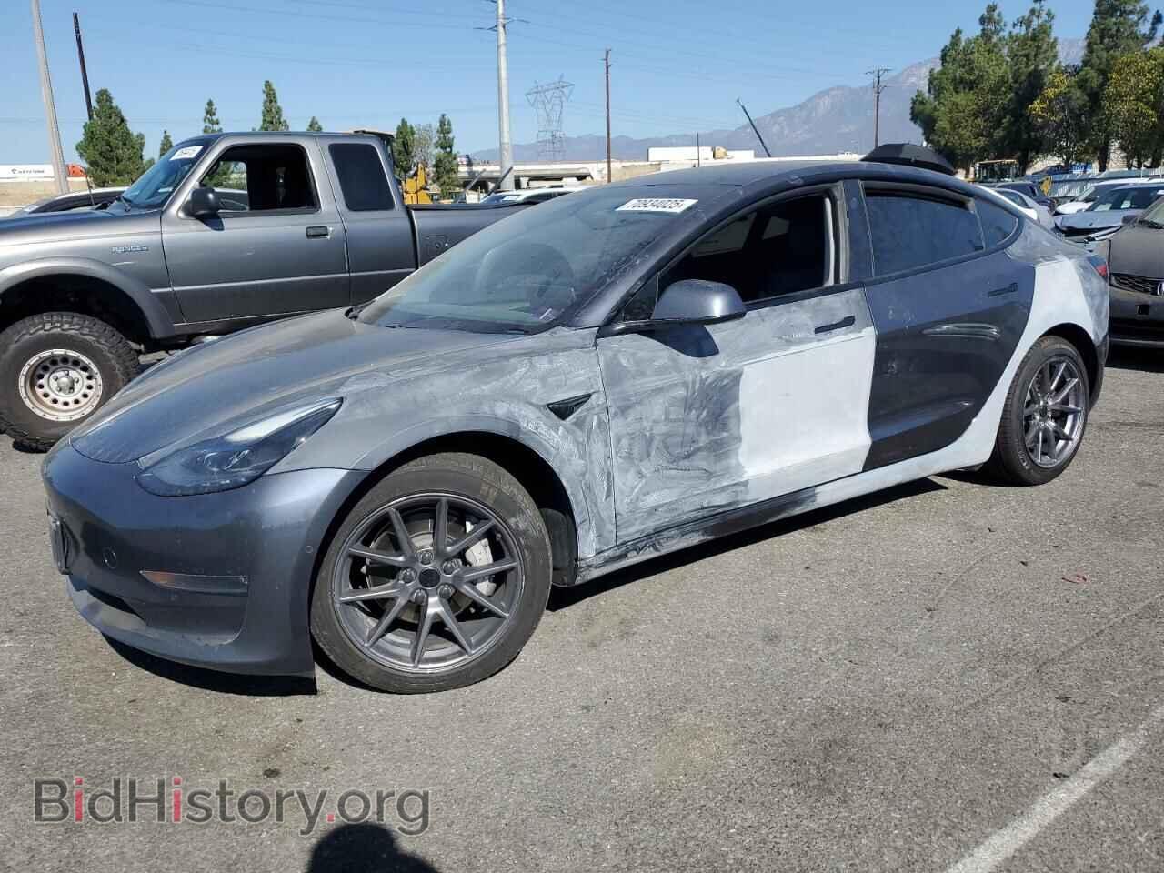 Photo 5YJ3E1EBXMF045257 - TESLA MODEL 3 2021