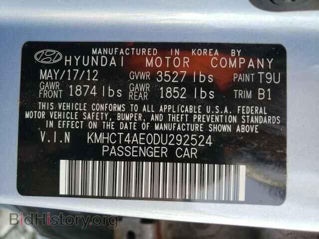 2013 HYUNDAI ACCENT - VIN: KMHCT4AE0DU292524 - Фото 10