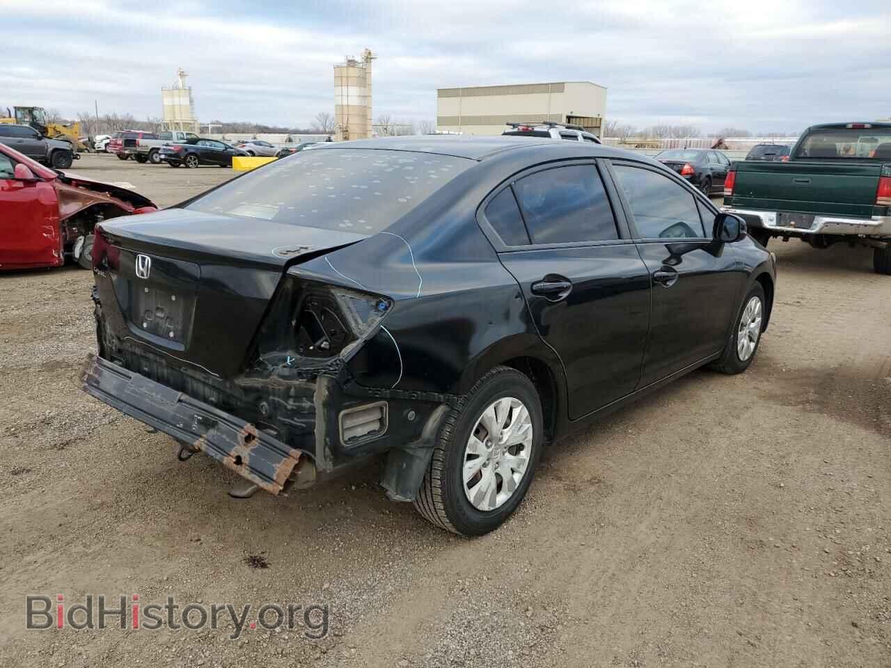 2012 HONDA CIVIC - VIN: 2HGFB2F55CH604180 - Фото 3