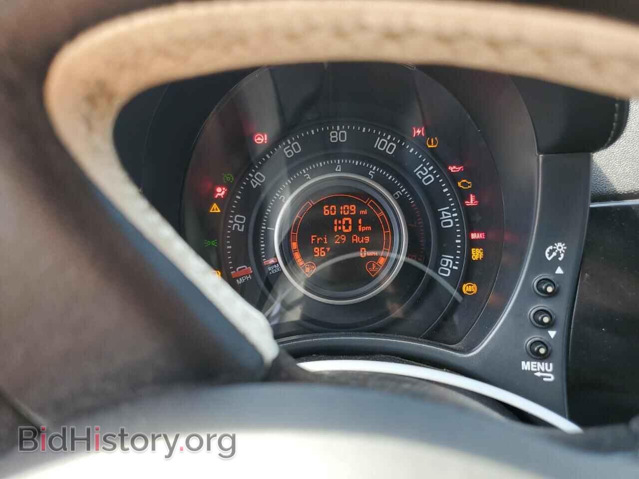 2014 FIAT 500 - VIN: 3C3CFFJH2ET190157 - Фото 9