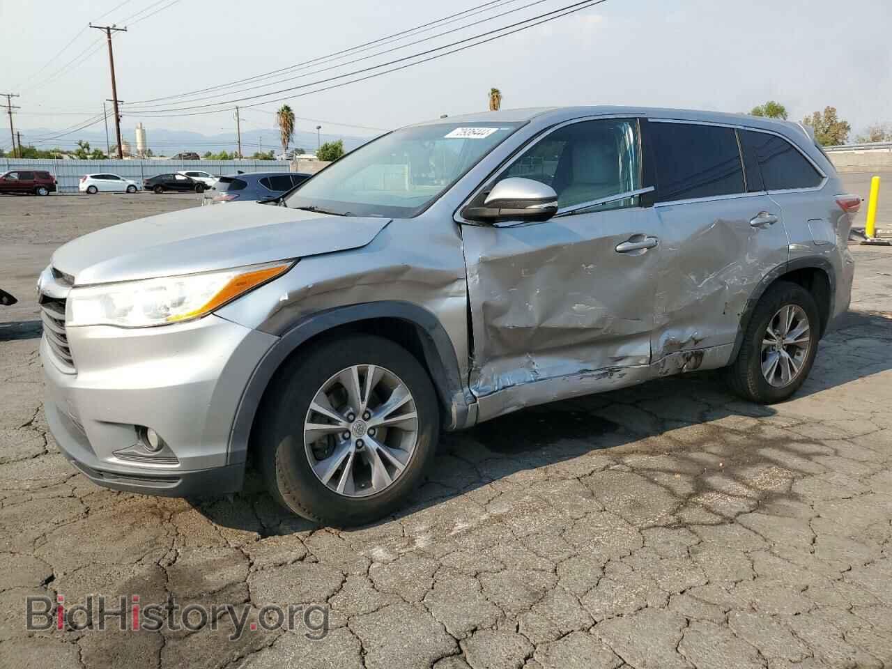 Фотография 5TDZKRFH4ES005774 - TOYOTA HIGHLANDER 2014