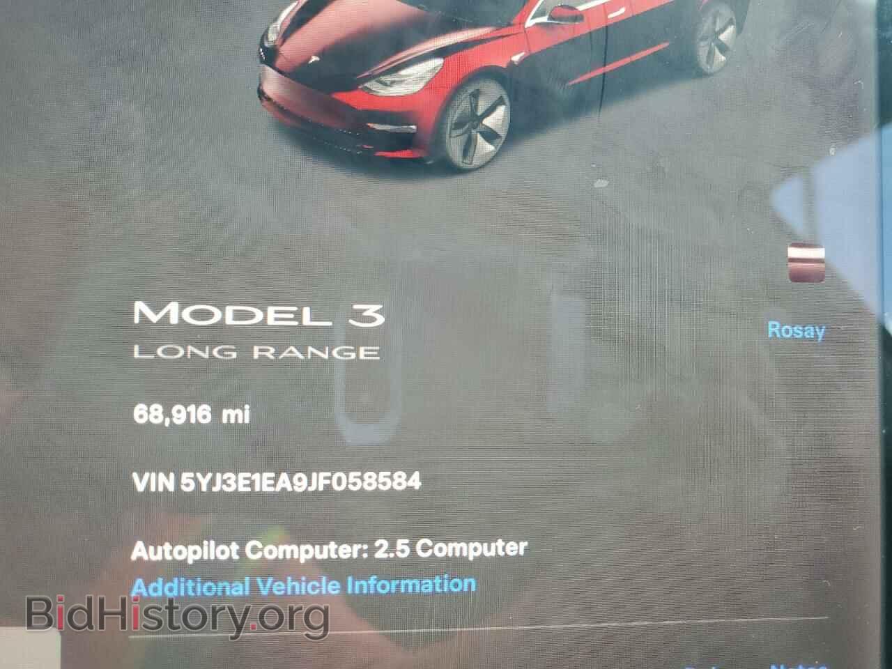 2018 TESLA MODEL 3 - VIN: 5YJ3E1EA9JF058584 - Photo 9