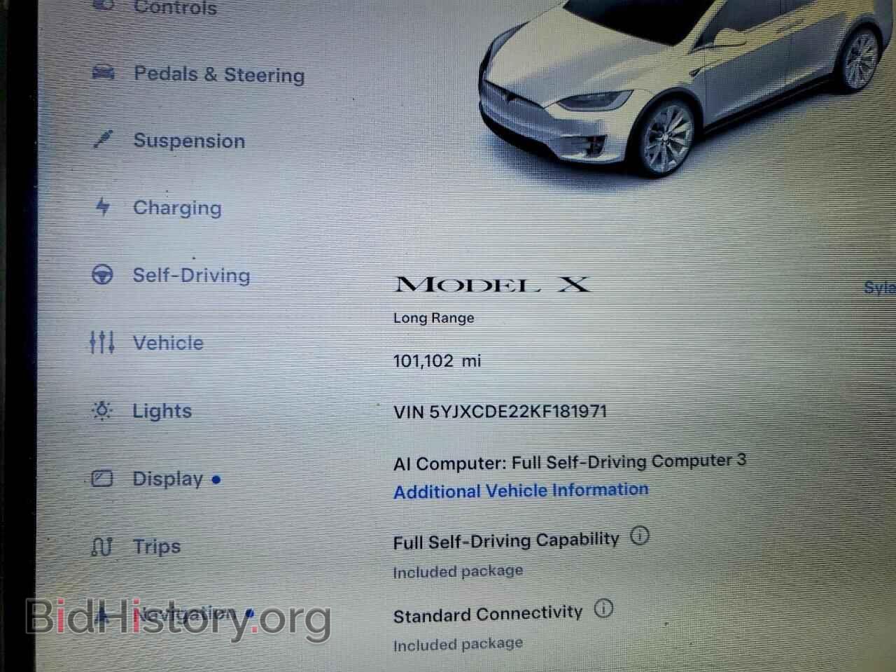 2019 TESLA MODEL X - VIN: 5YJXCDE22KF181971 - Photo 9