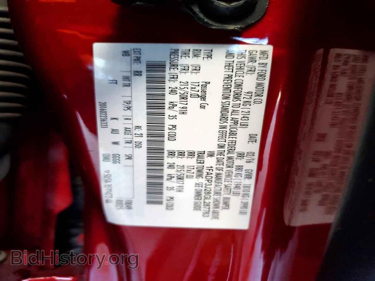 2016 FORD FOCUS - VIN: 1FADP3J28GL287763 - Фото 12