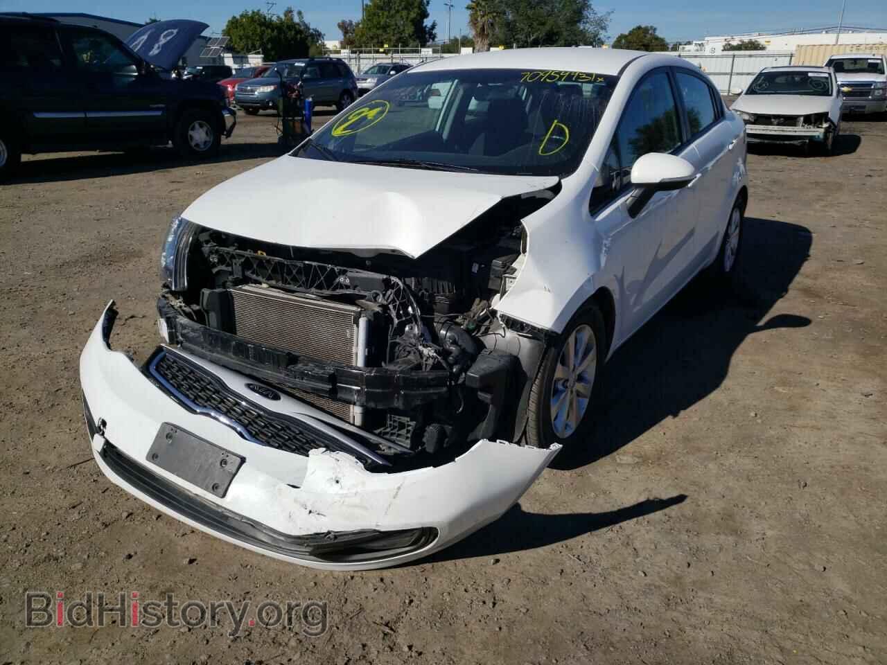 2014 KIA RIO - VIN: KNADN4A38E6416057 - Фото 2