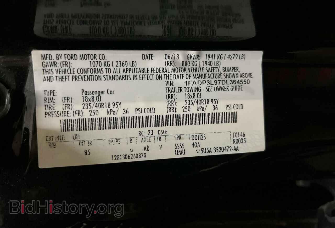 2013 FORD FOCUS - VIN: 1FADP3L97DL364550 - Фото 10