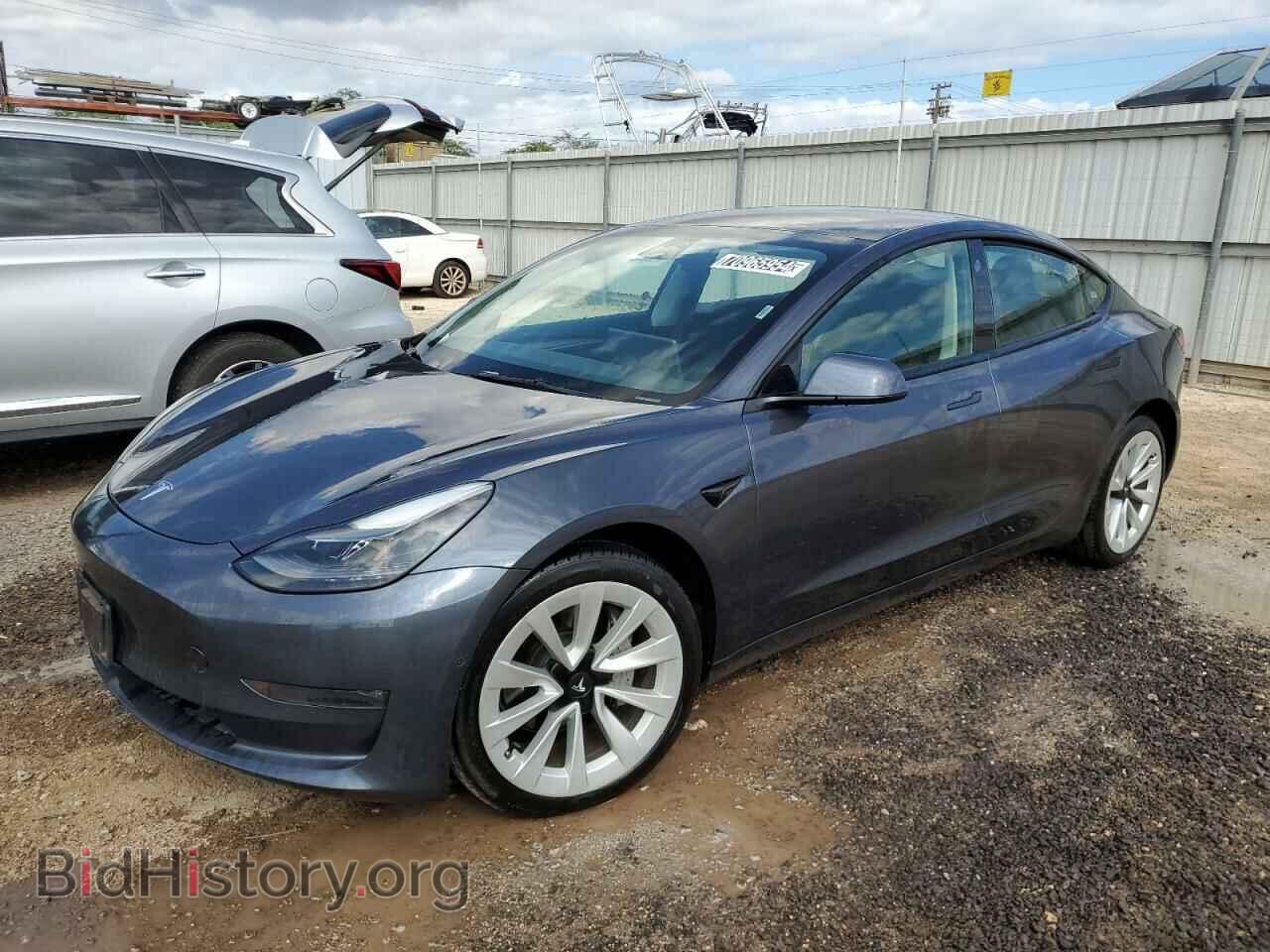 Photo 5YJ3E1EB7NF163560 - TESLA MODEL 3 2022