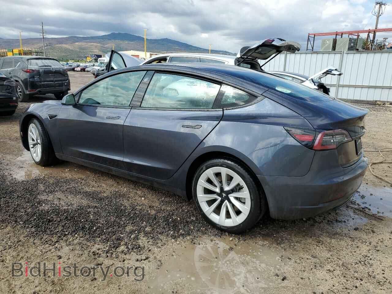 2022 TESLA MODEL 3 - VIN: 5YJ3E1EB7NF163560 - Фото 2