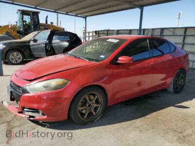 2014 Dodge DART SXT, red — VIN 1C3CDFBB3ED833007, Copart