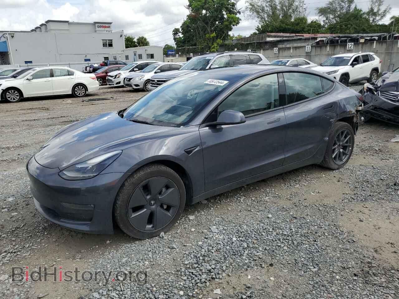 Photo 5YJ3E1EB1NF290742 - TESLA MODEL 3 2022