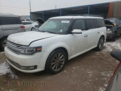 2016 Ford FLEX Flex Limit, white — VIN 2FMHK6D80GBA01329, Copart